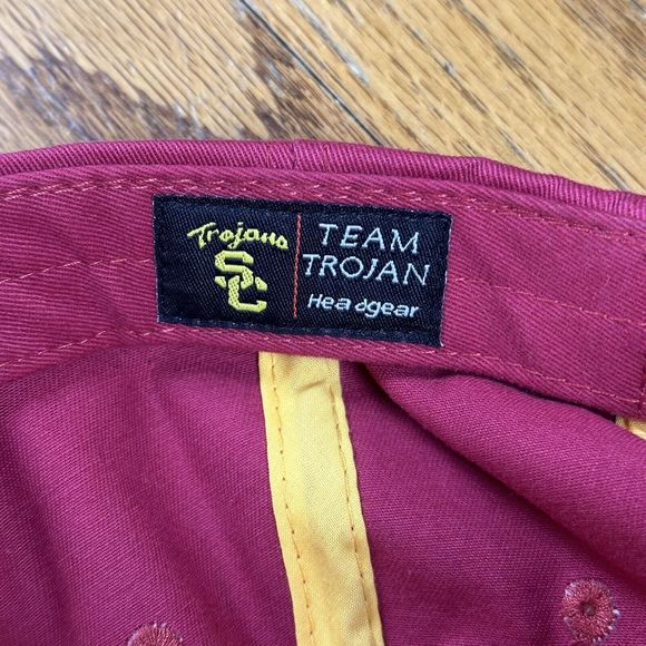 South Carolina Trojans Hat Cap‎ Adult Adjustable Red Team Trojan Logo NCAA - Picture 7 of 7